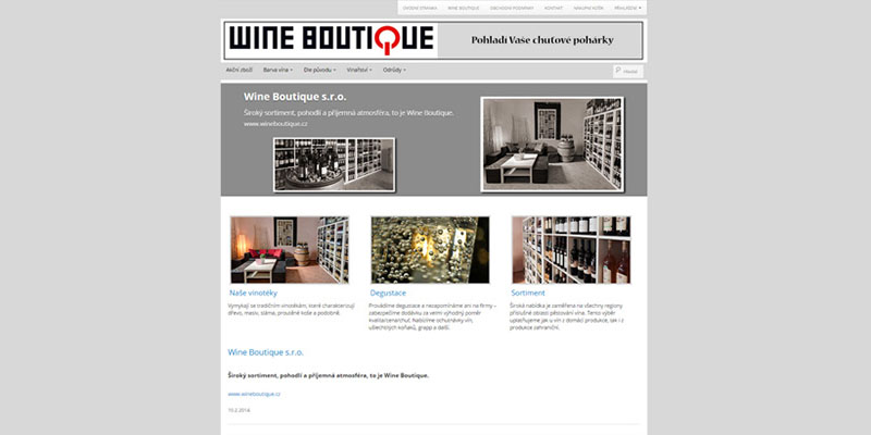 E-shop Wineboutique s.r.o.